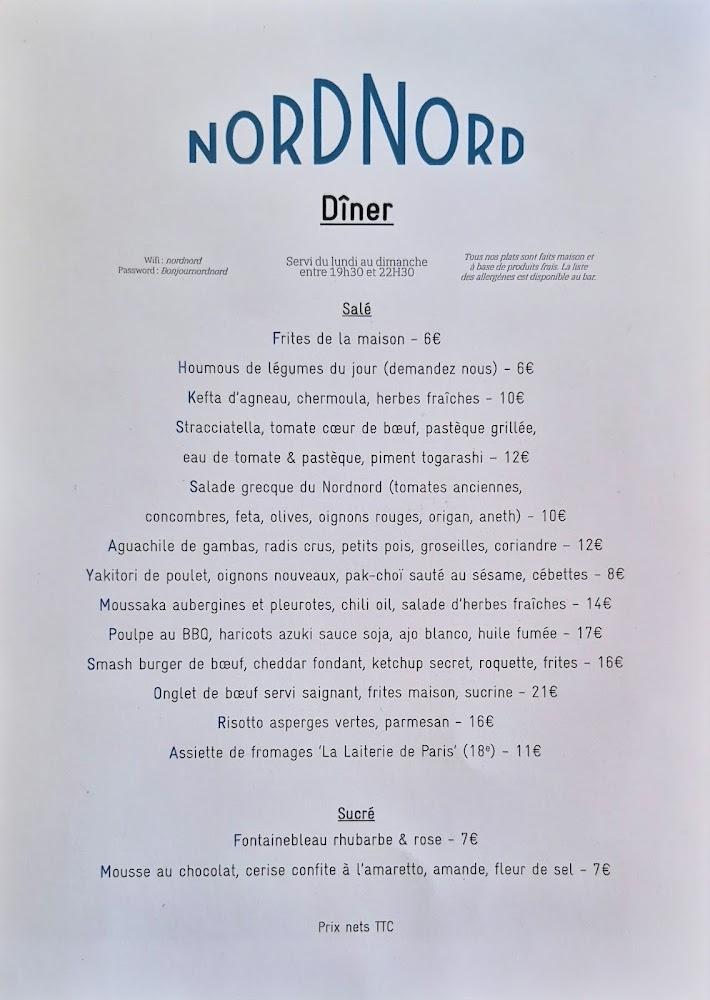 Nord Nord - Menu Image 2